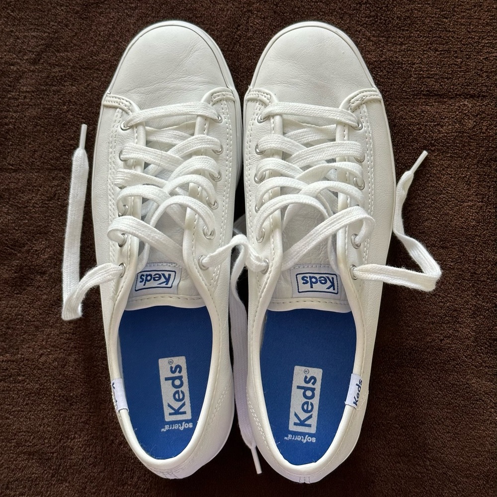 Keds Triple Kick Leather Lace Up Sneaker